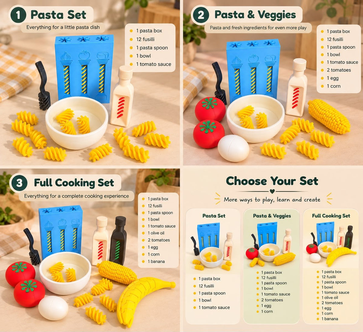Joueli Kitchen Set