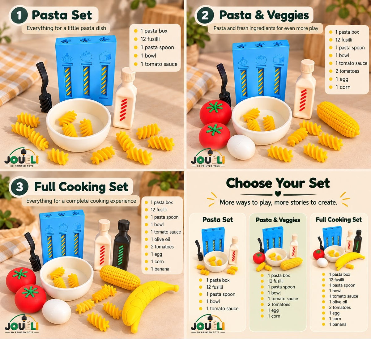 Joueli Kitchen Set